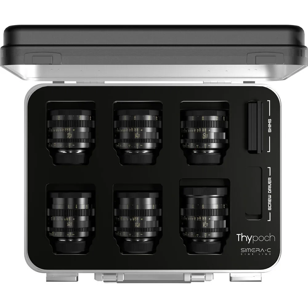 DZOFilm Thypoch Simera-C T1.5 Cine 6-Lens Kit (Leica M)