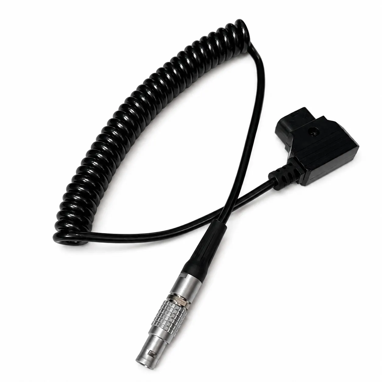 D-Tap to 2-Pin LEMO Coiled Power Cable for SmallHD / VAXIS