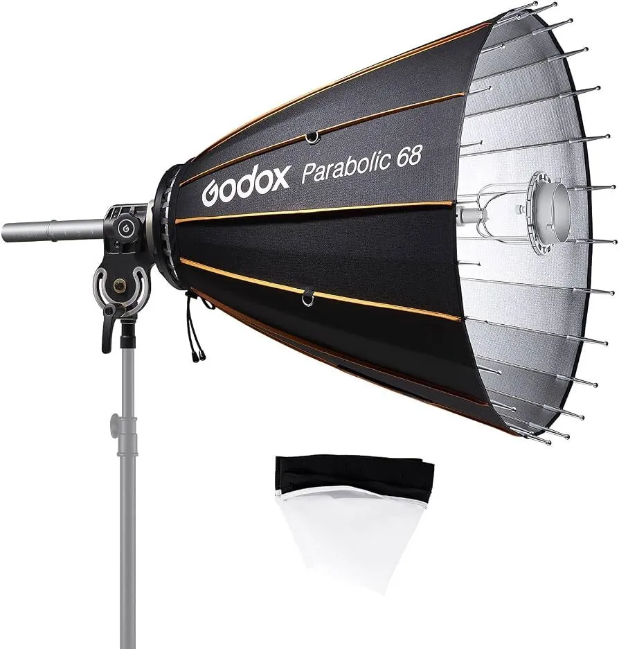 Godox Parabolic 68 Kit + Grid & Diffuser 