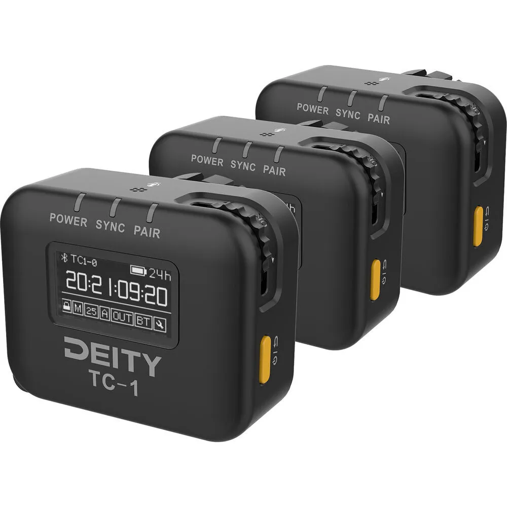 Deity Microphones TC-1 Wireless Timecode Generator Box  (Bluetooth, 2.4 GHz, 3-Pack)