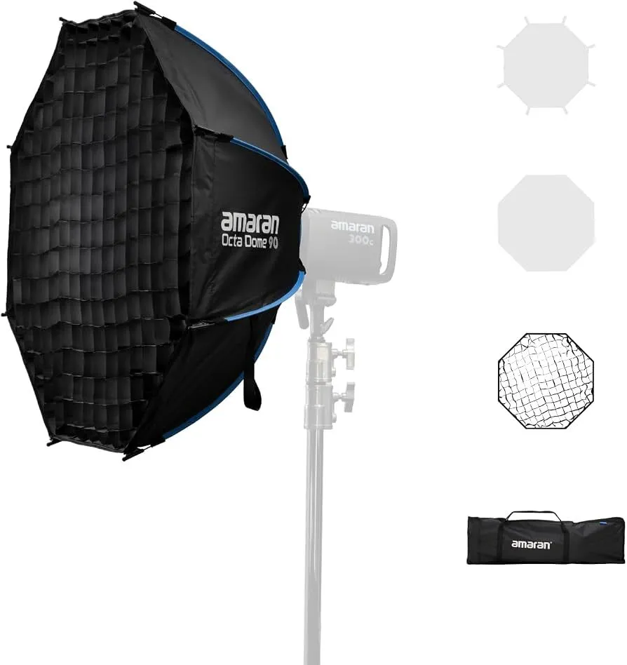 Amaran Octa Dome 90 with Grid  (3')