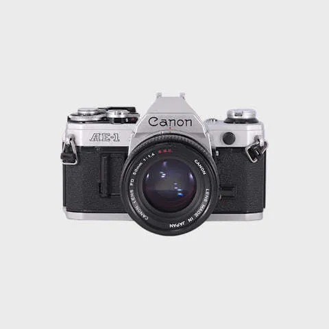 Canon AE-1 w/ 50mm f1.8 Lens