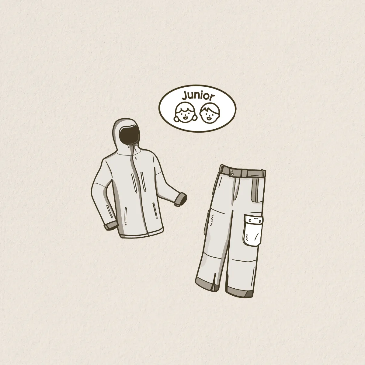 兒童雪衣＋雪褲