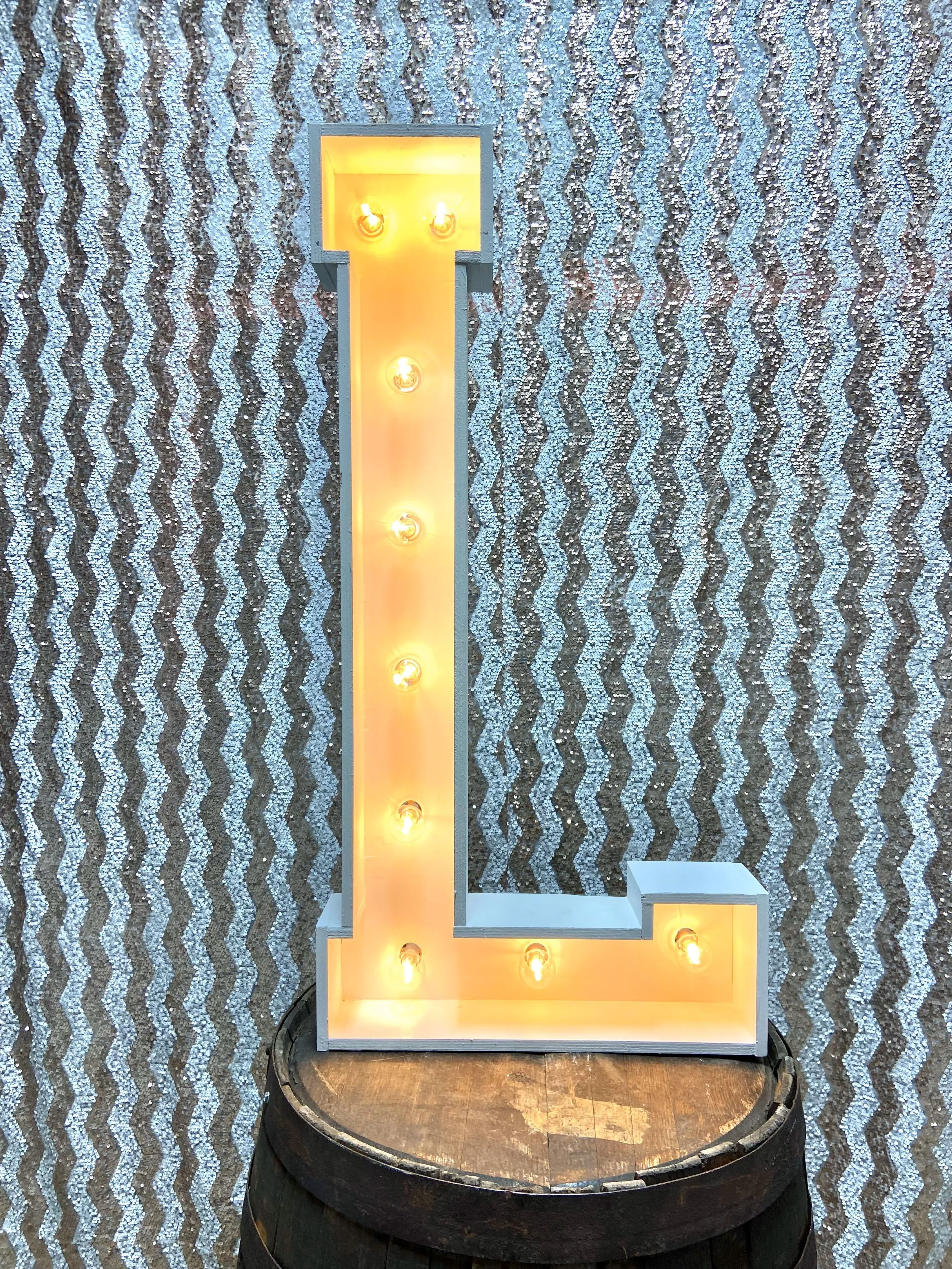36 Inch Lighted Marquee Letter L