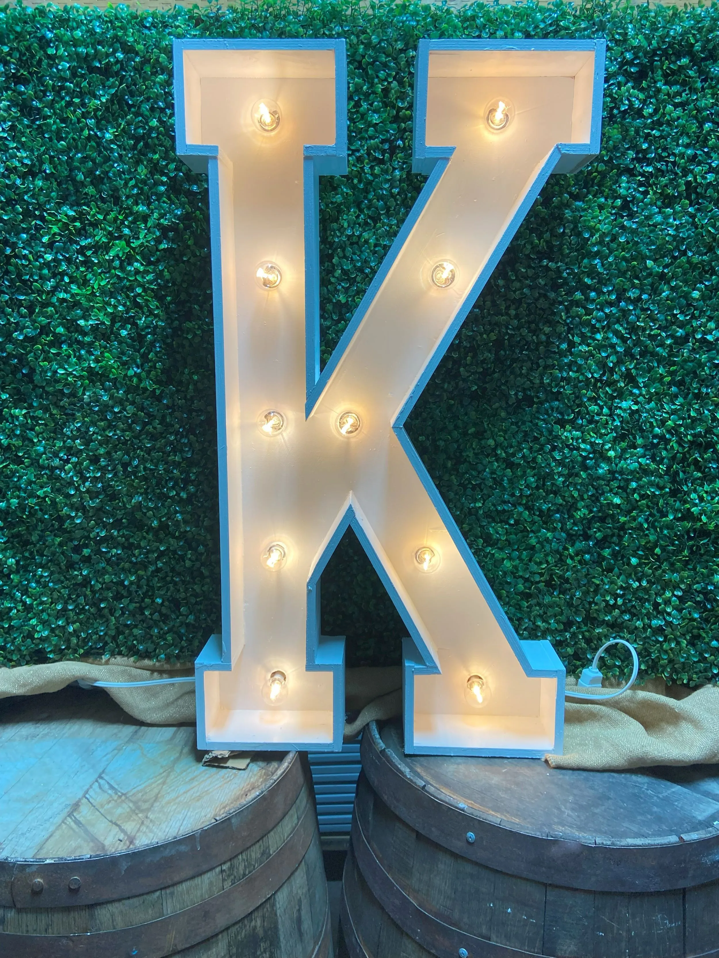 36 Inch Lighted Marquee Letter K