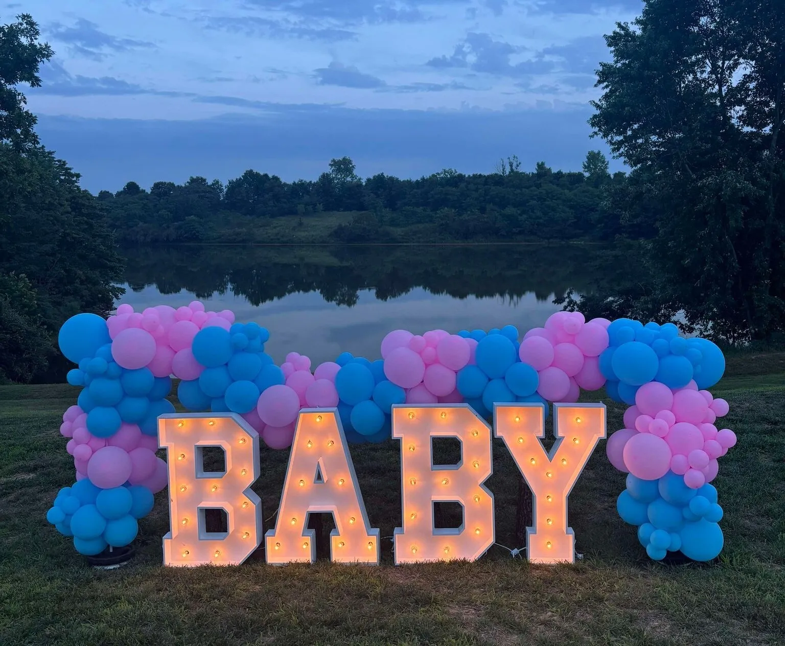 BABY 3' Marquee Letter Bundle Set