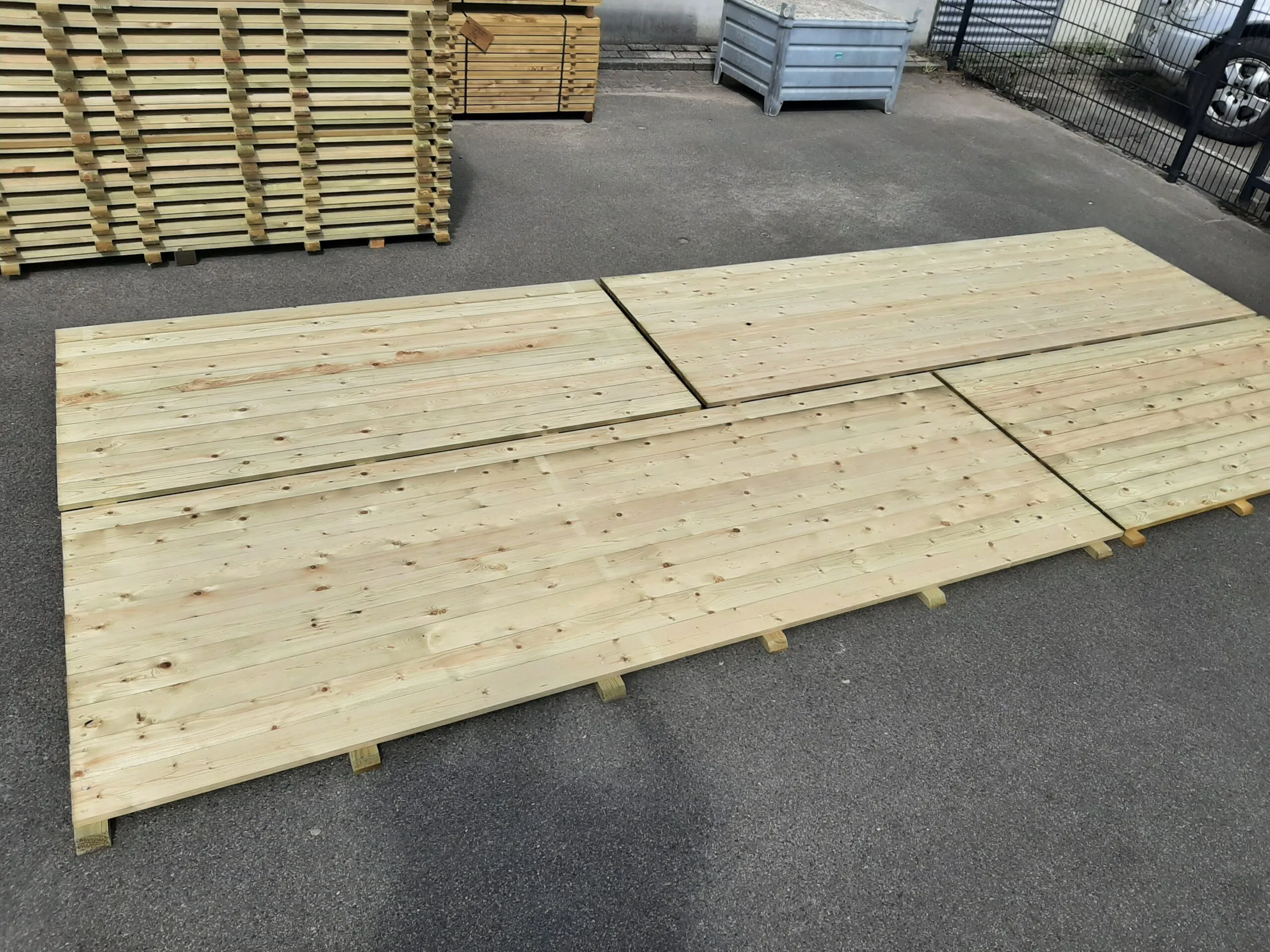 Vlonder vloeren 100 x 200 cm