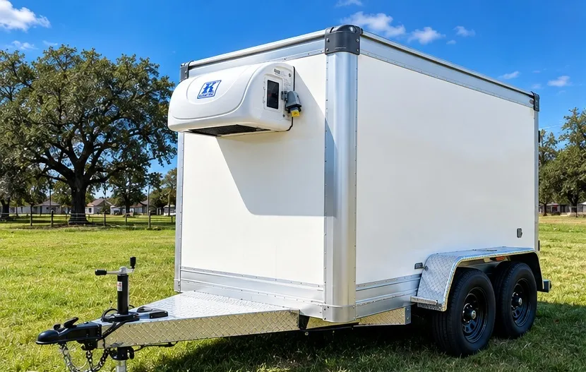 12-foot Refrigerated & Freezer Trailer