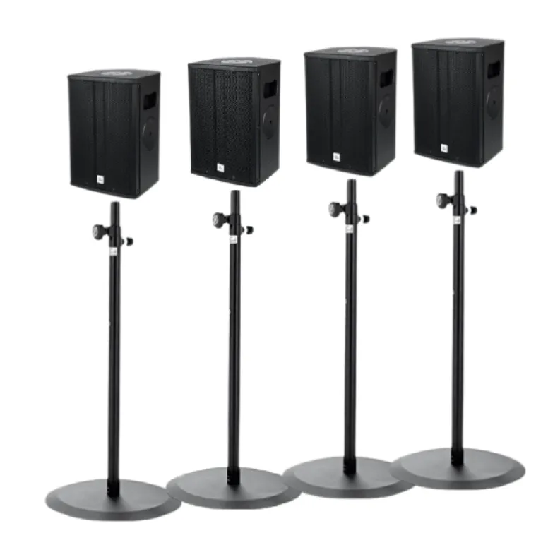 PA System - Speakers on Elegant Stands