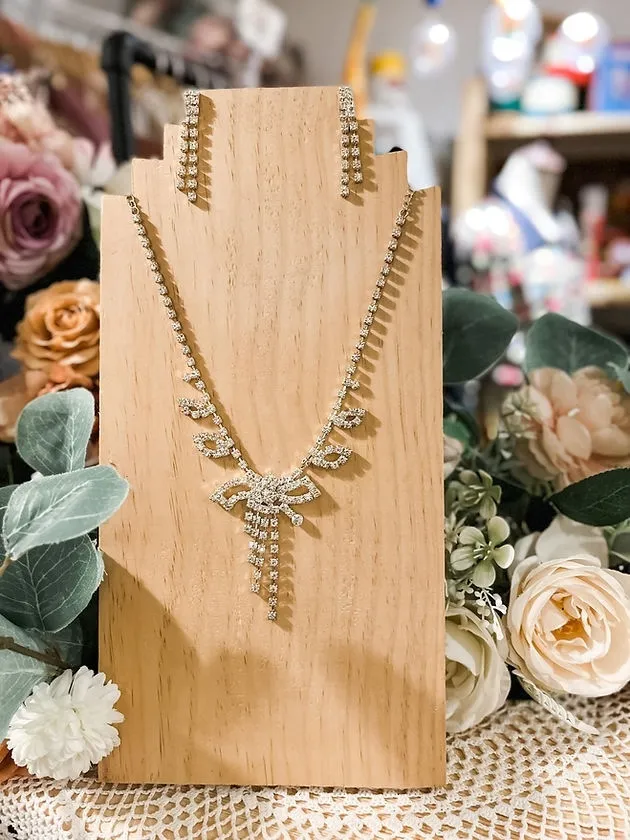 頸鍊耳環套裝 07