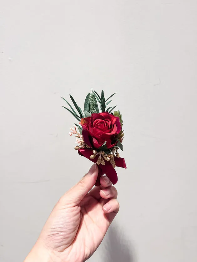 絲花襟花 107 (4)