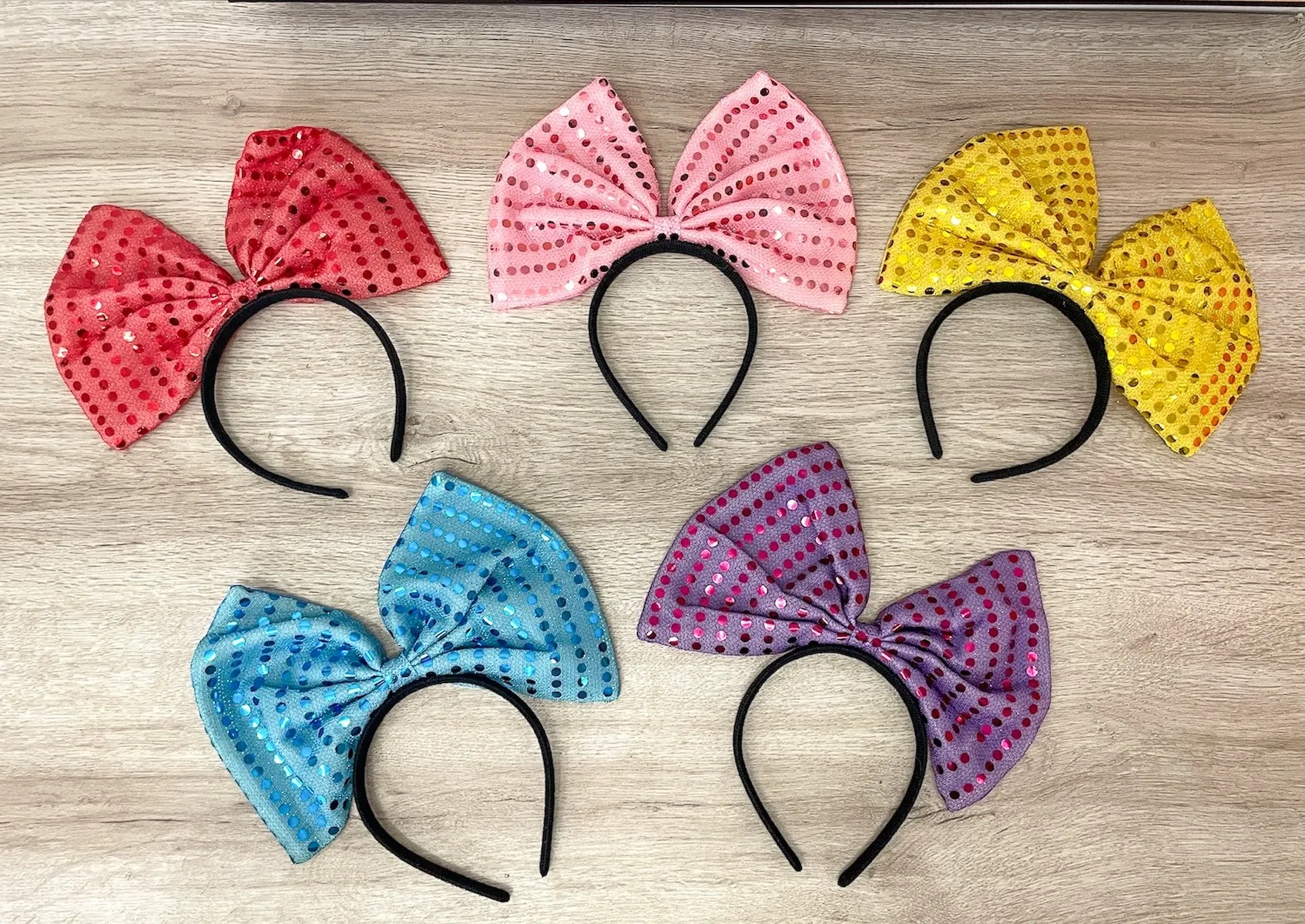 珠片頭箍 (一套 5 個)