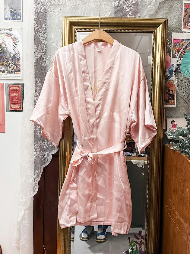 Bride to be 粉紅睡袍