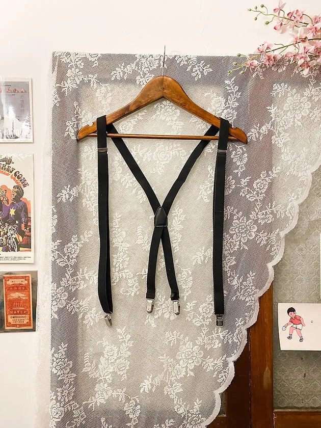 黑色男裝吊帶 (2)