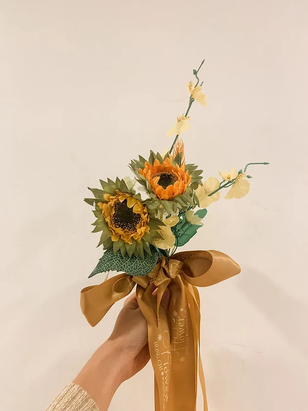 鮮黃跳舞蘭太陽花椅花 (16)