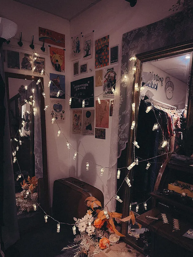 LED 暖黃燈夾 ( 5米長 )