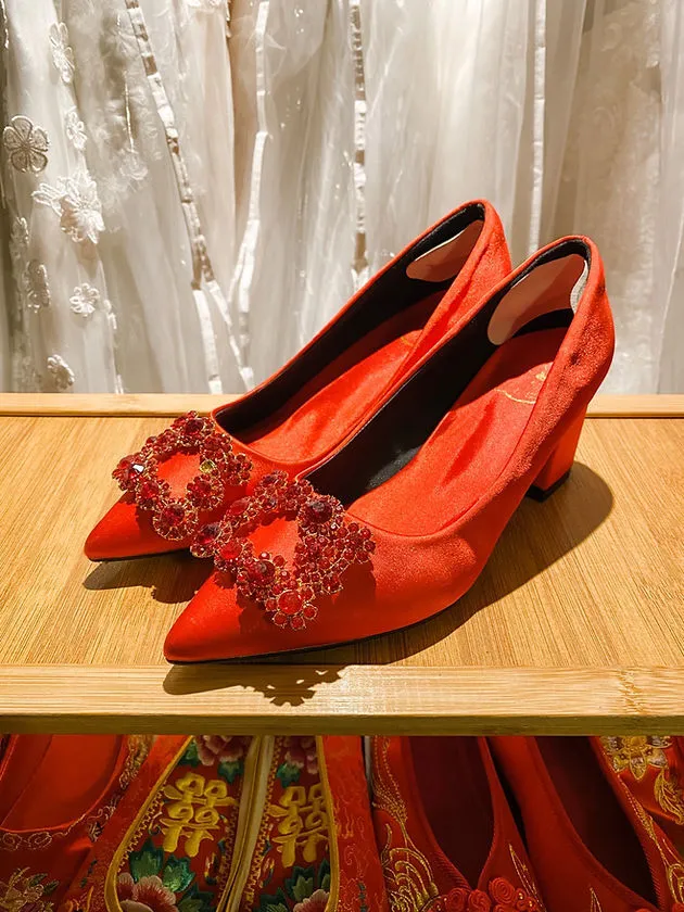 出門紅高踭鞋 16
