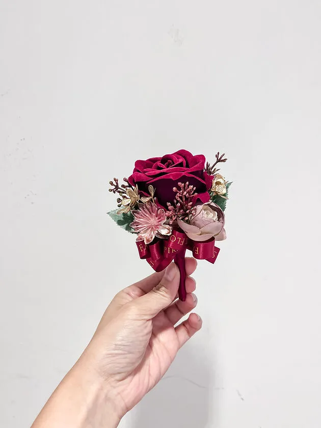 絲花襟花 105 (2)