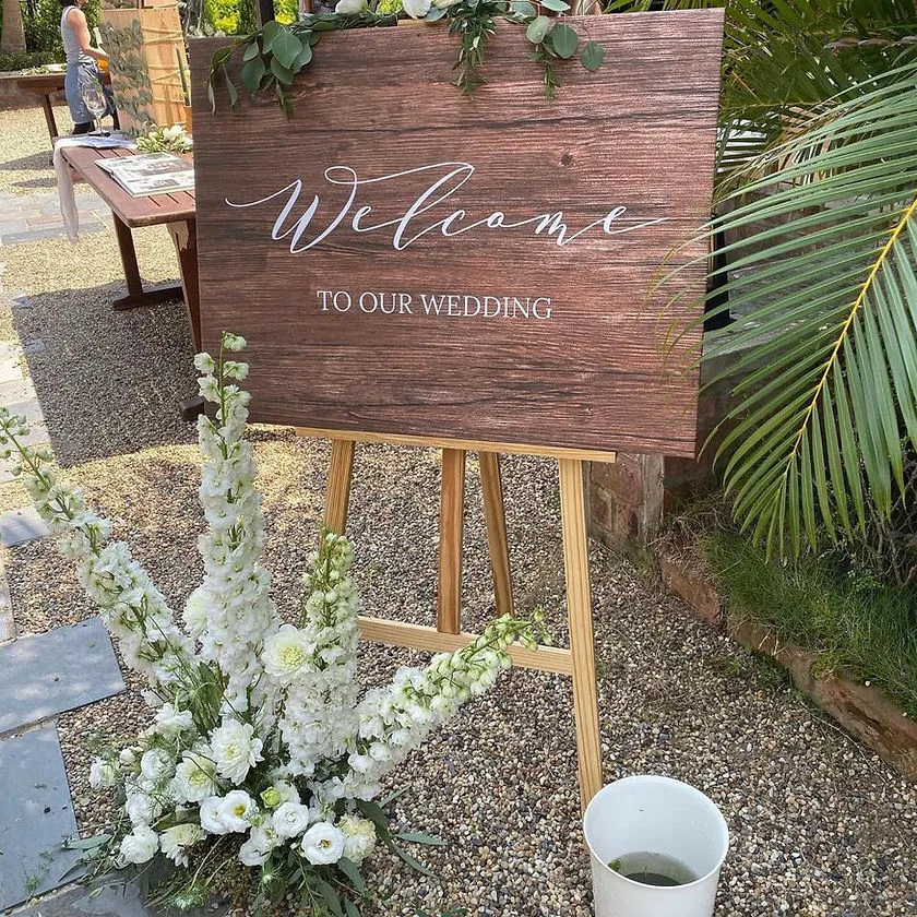 木紋 Welcoming Board (不連架、裝飾 )