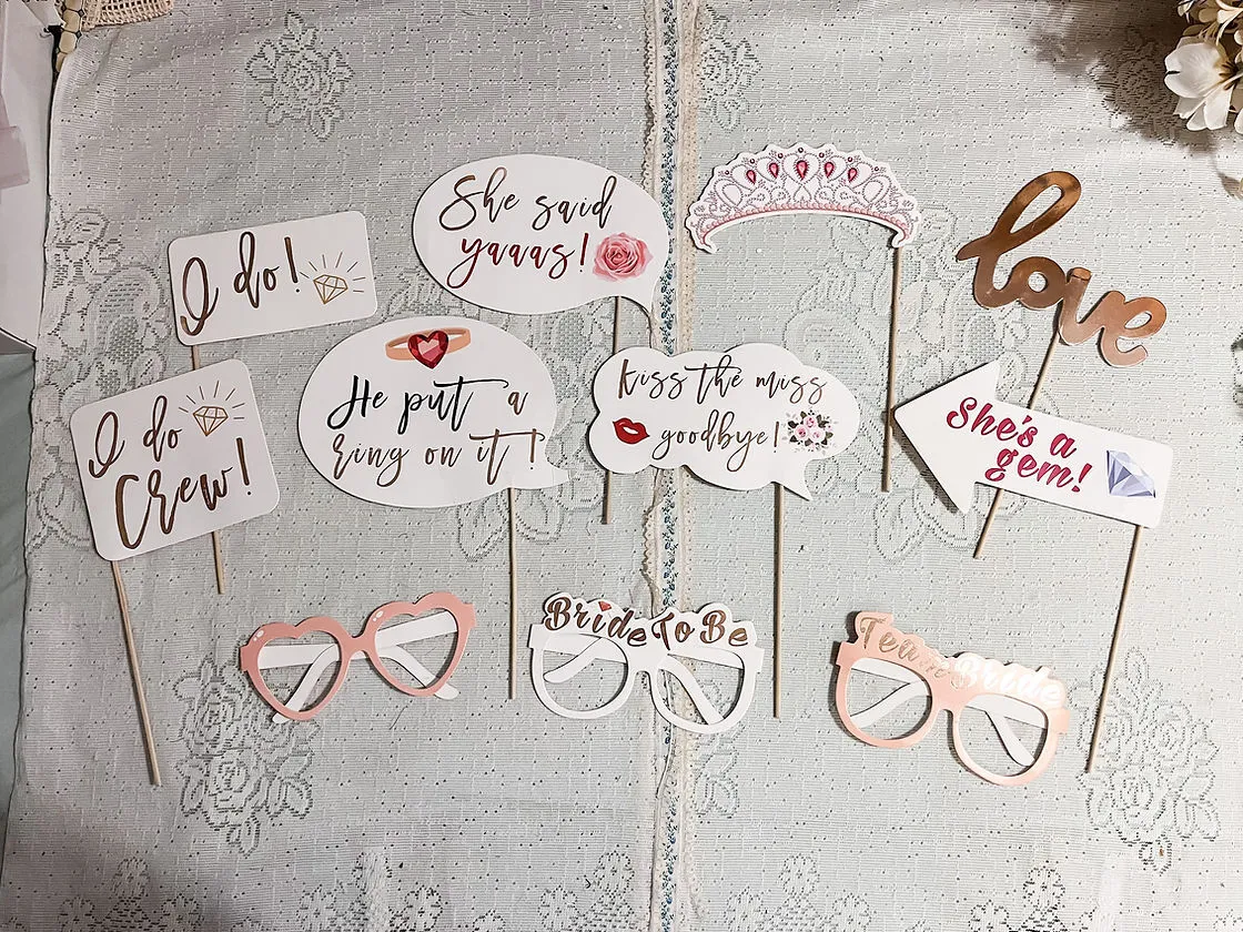 Bridal Shower 影相紙牌 Set A