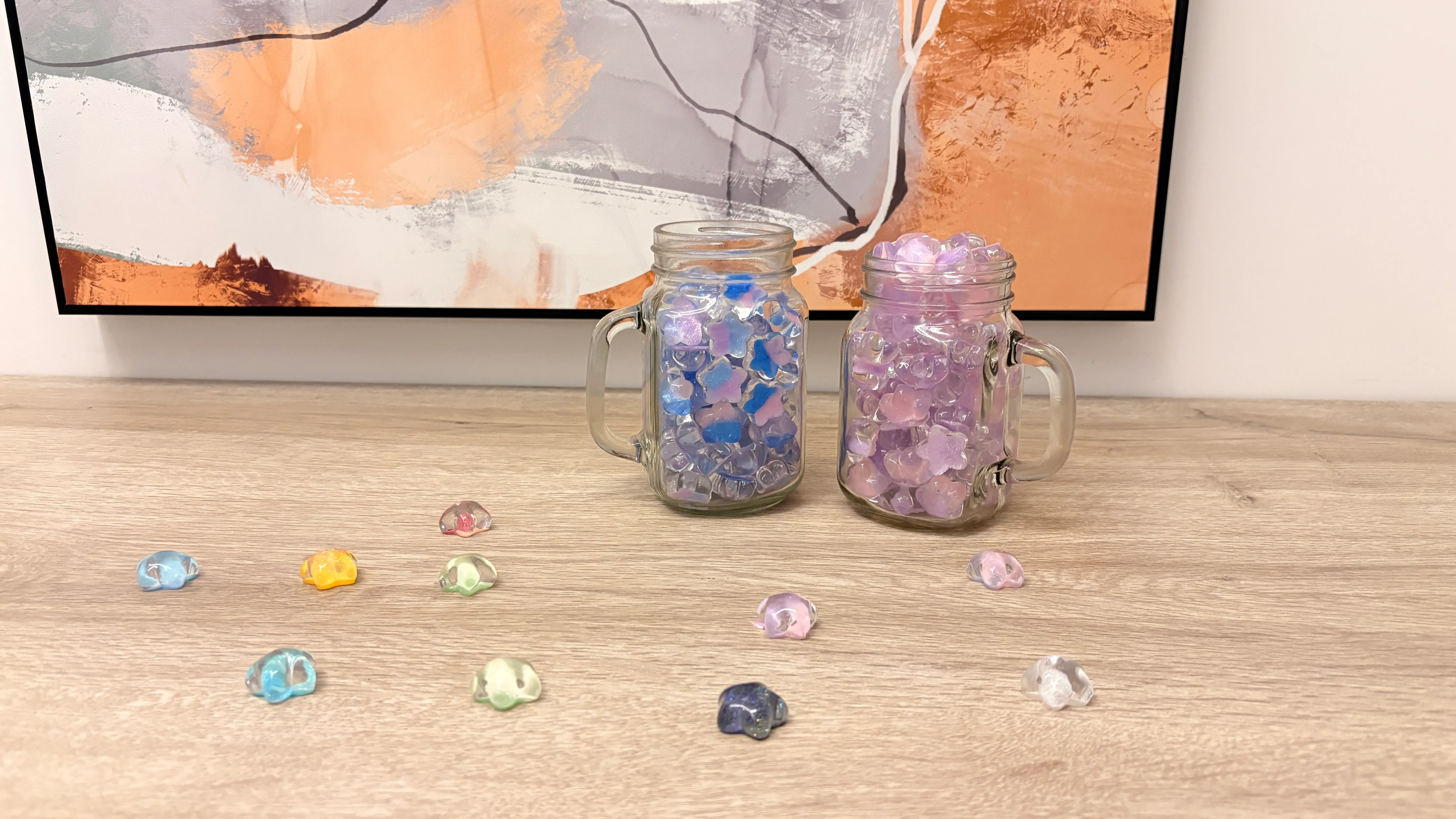 星形玻璃樽擺設（一組2樽）