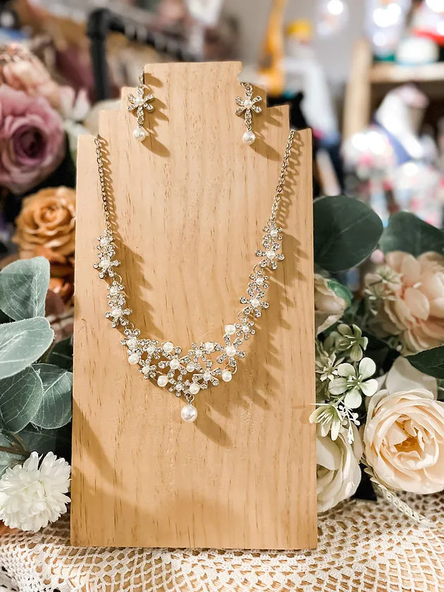 頸鍊耳環套裝 08