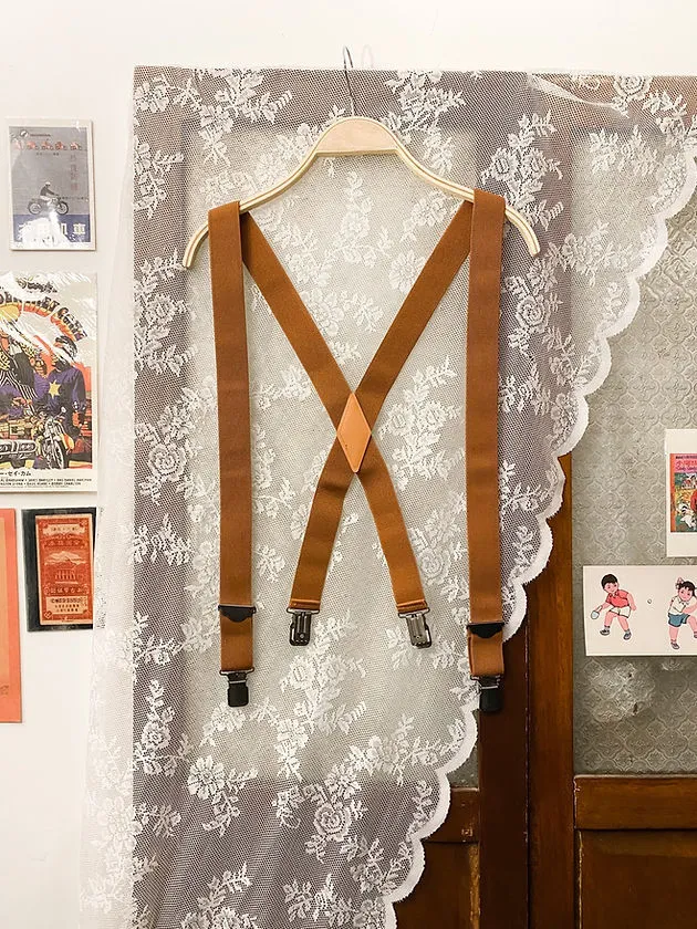 卡其色男裝吊帶 (3)