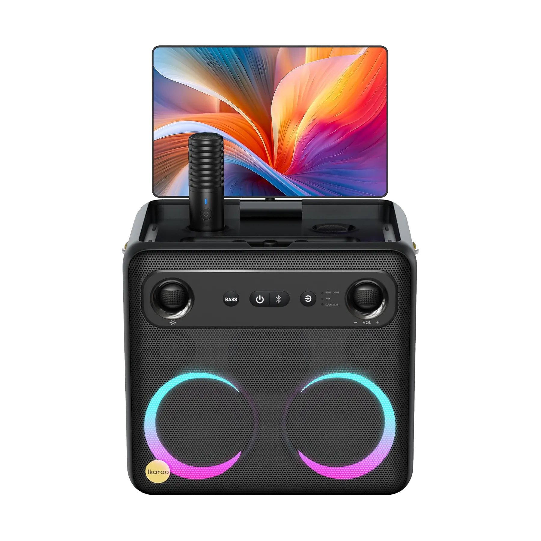 Small Karaoke Machine + 2 Mics