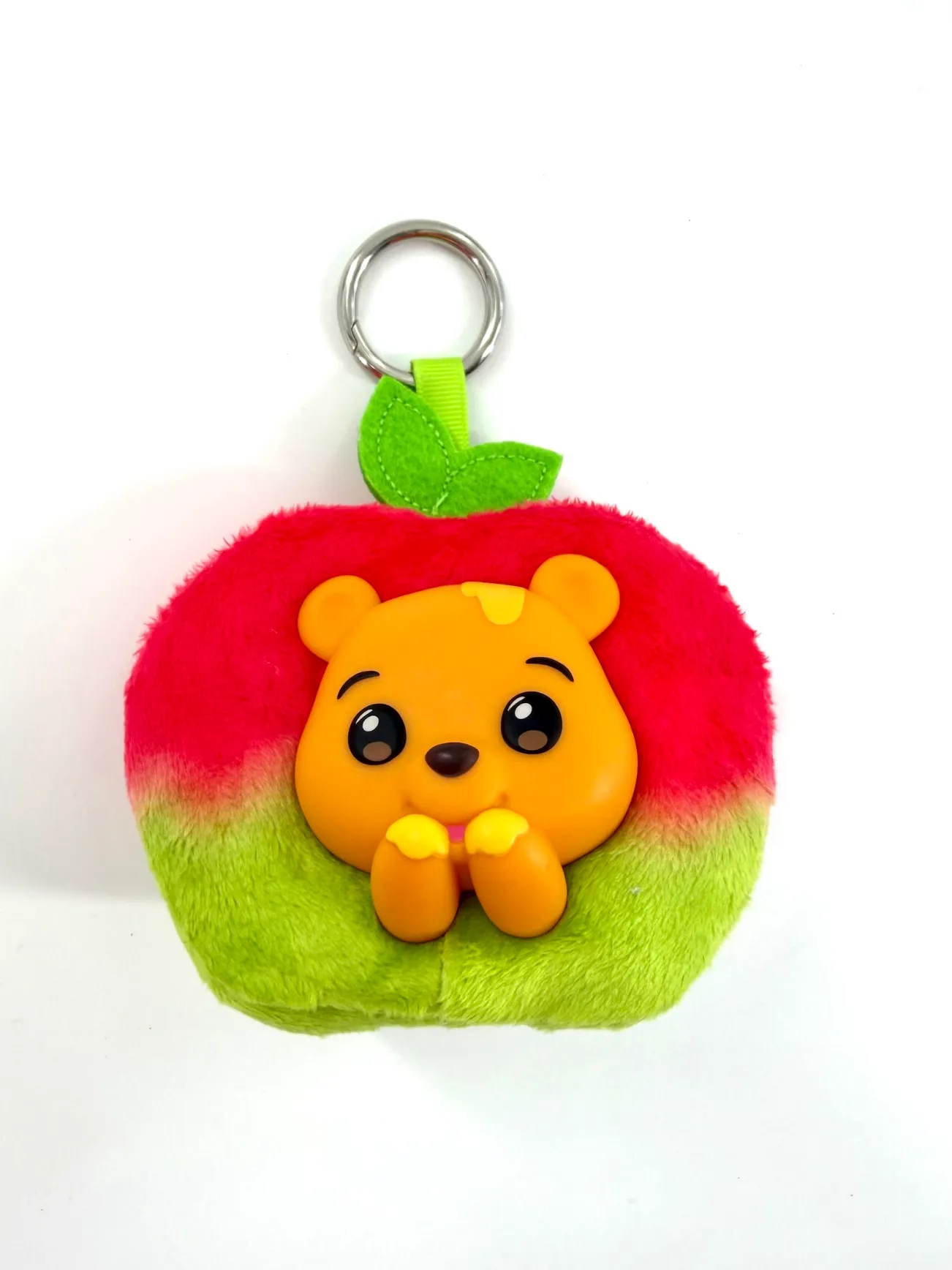 Winnie the Pooh Apple Plush Keychain
