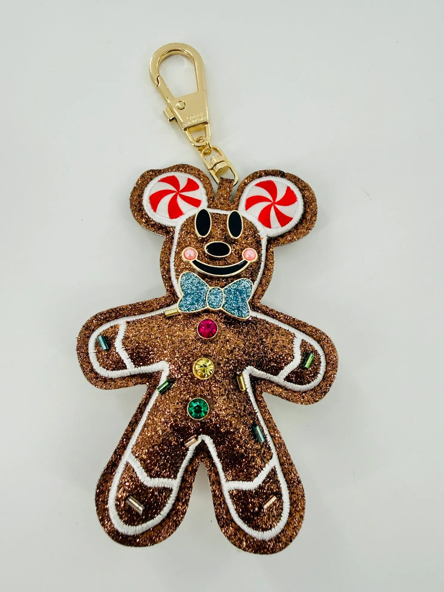 Disney Baublebar Mickey Mouse Gingerbread Keychain