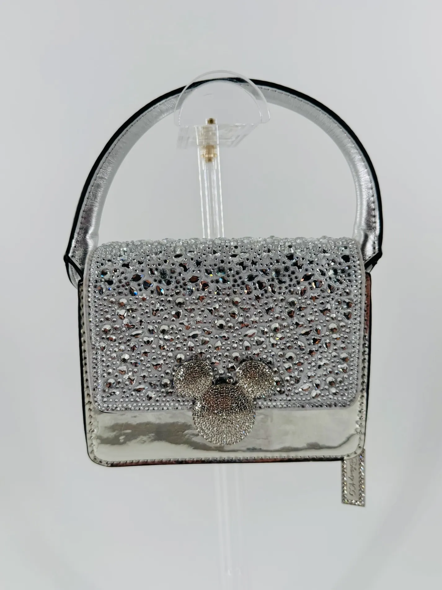 Disney x Aldo Silver Glitter Mickey Mouse Handbag - 100th Anniversary Edition