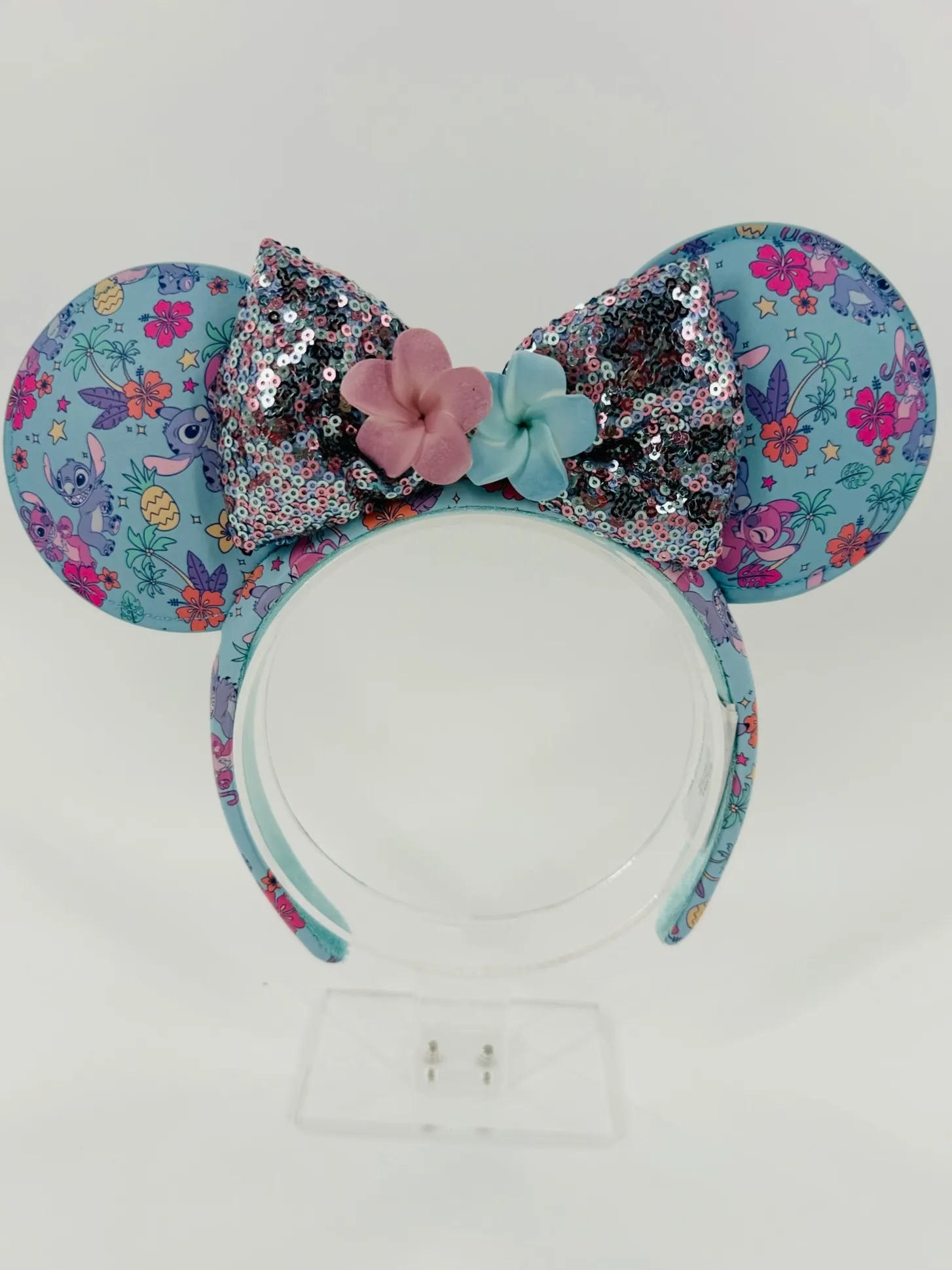 Stitch and Angel Ear Headband