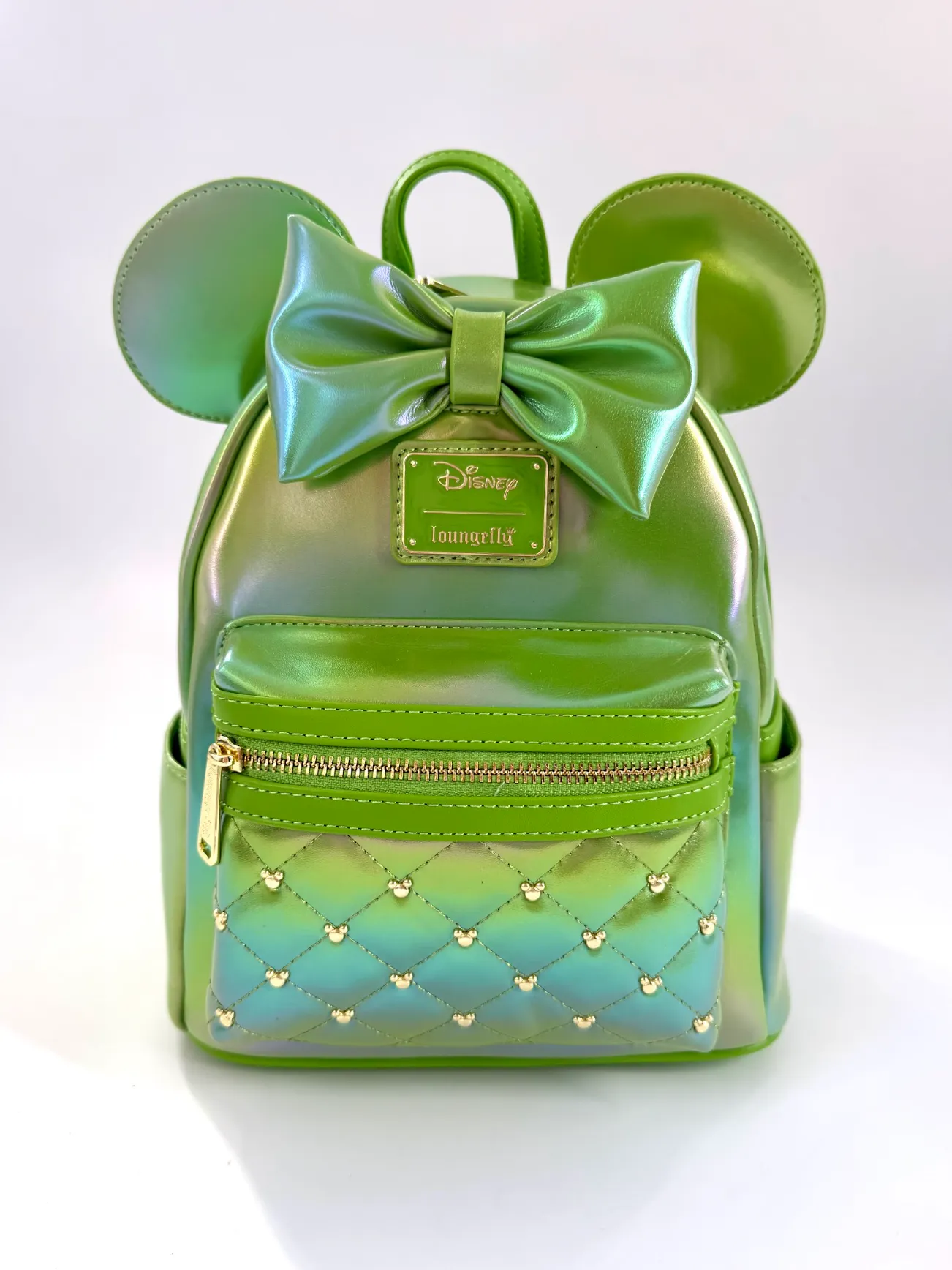 Minnie Mouse Emerald Iridescent Mini Backpack - Loungefly