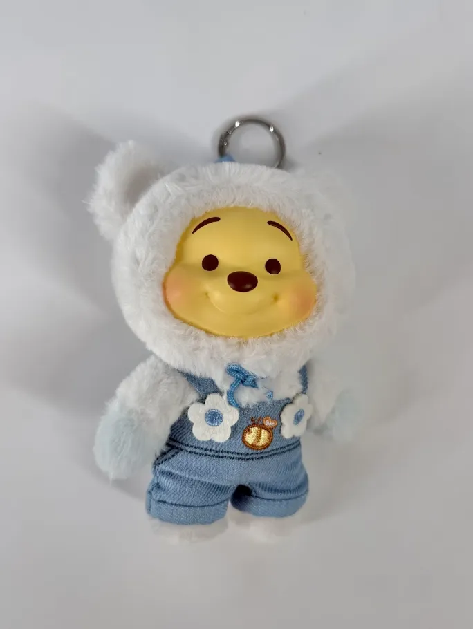 Winnie the Pooh Plush Bag Charm - MINISO Candy Series Blind Box, Blueberry Foam