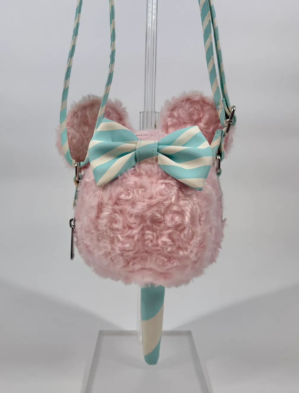 Disney Minnie Mouse Cotton Candy Loungefly Crossbody 