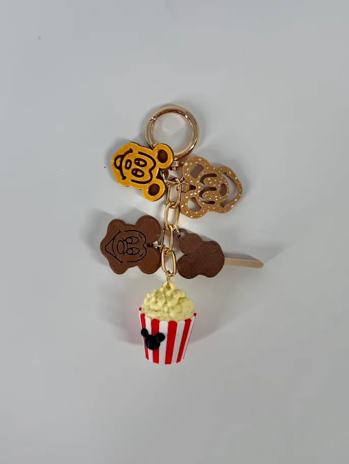 Disney Snacks Bag Charm - Made by Magic Designs