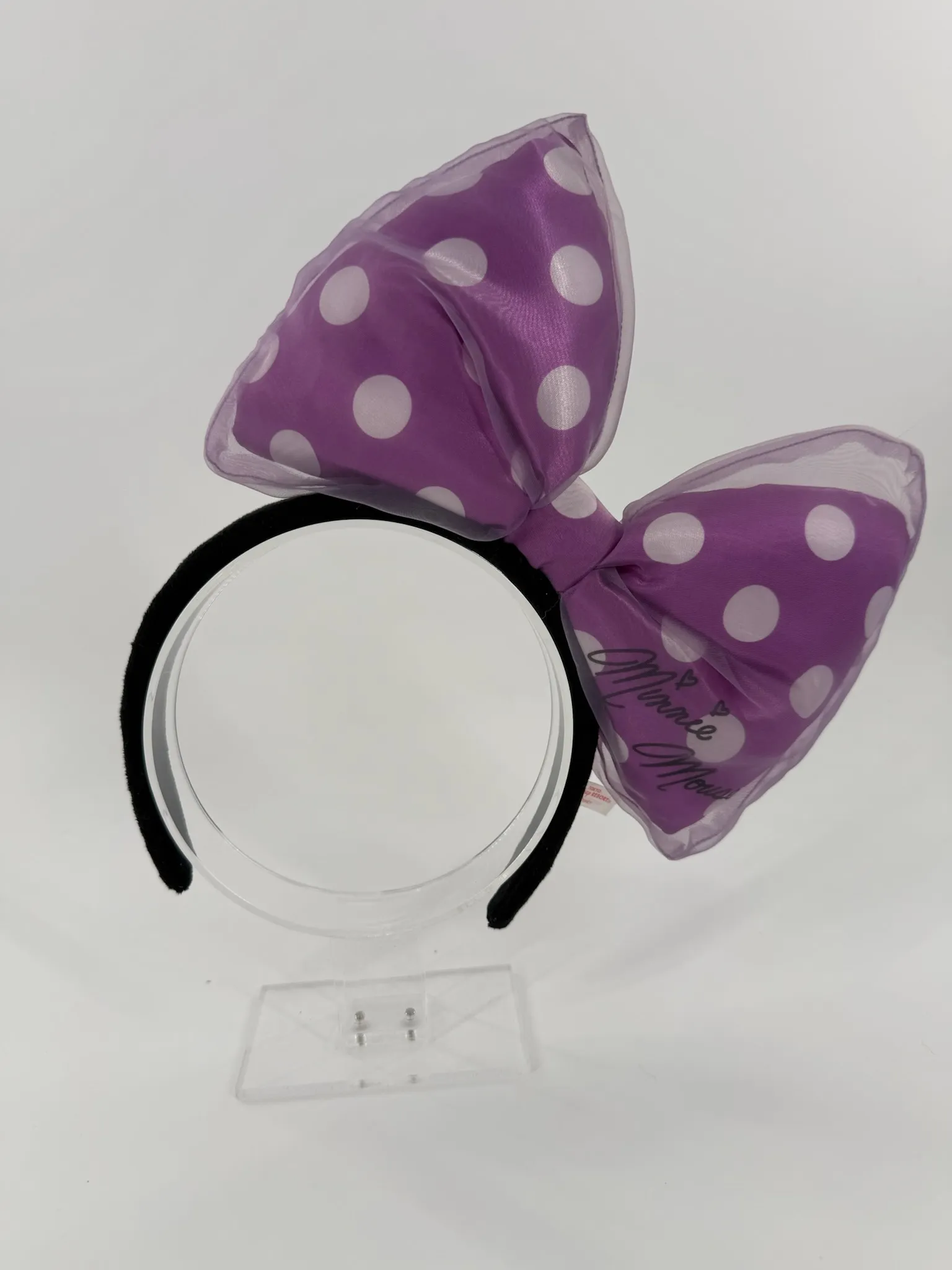 Minnie Mouse Purple Bow Tokyo Disney Headband