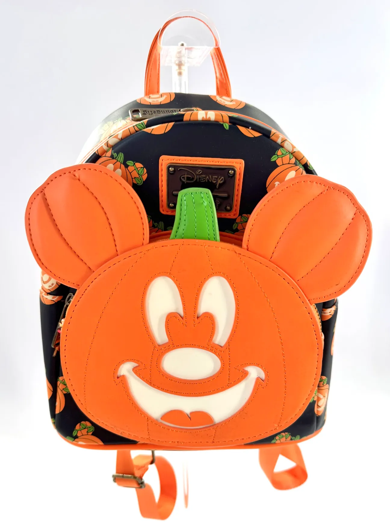 Mickey-O-Lantern Glow in the Dark Mini Backpack - Loungefly