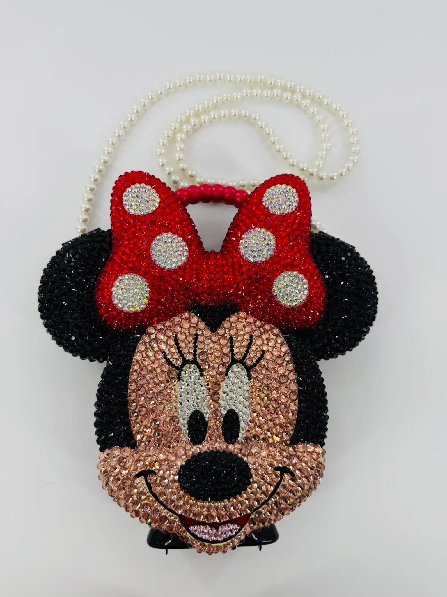 Minnie Rhinestone Hard Plastic Handbag - Sparkle Through the Looking Glass