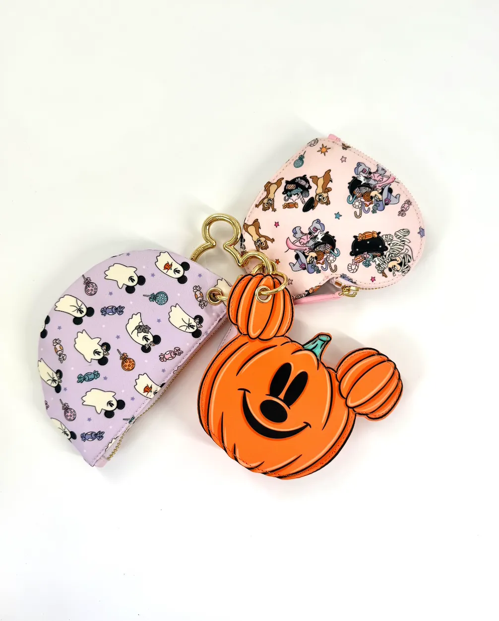 Disney Parks x Stoney Clover Lane "Mickey & Friends" Halloween Multi Pouch Charm Set