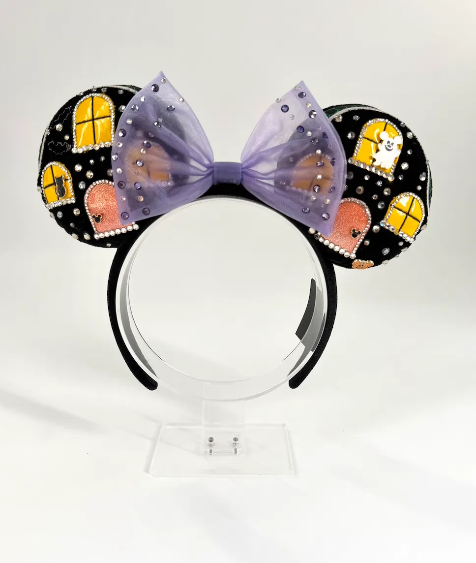 Minnie Mouse Haunted House Halloween Ear Headband by BaubleBar