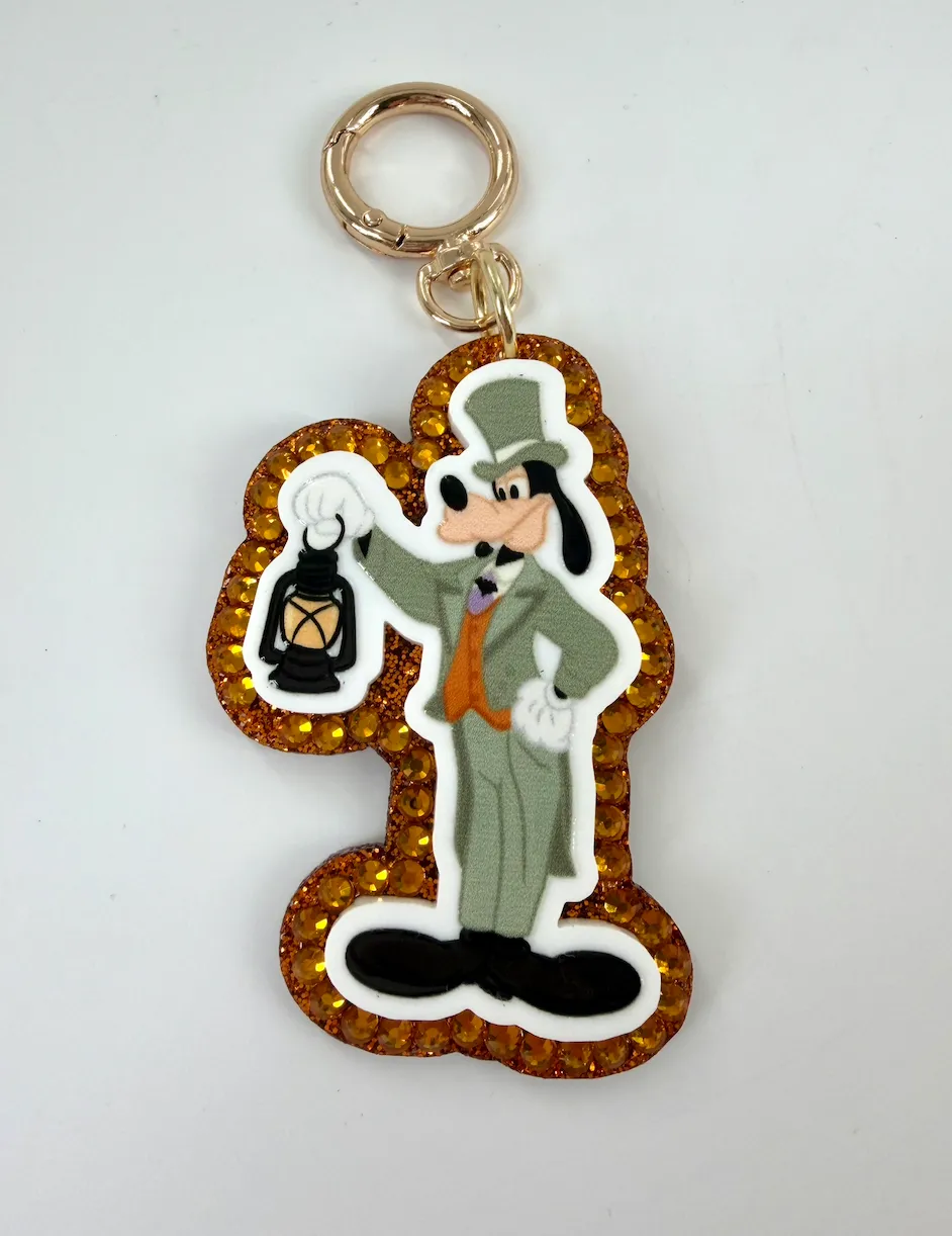 Goofy Halloween Crystal Bag Charm - Aden & Louise