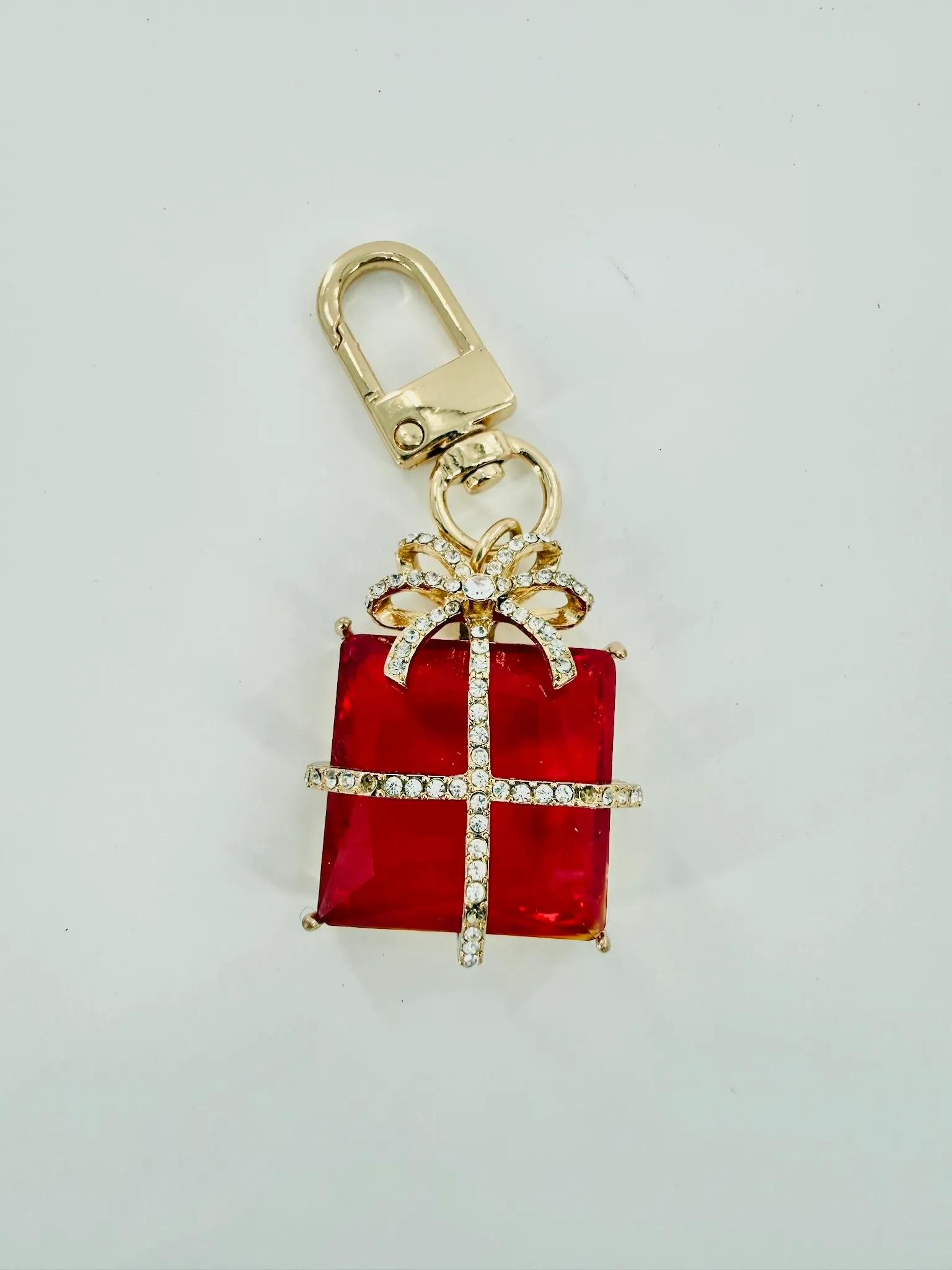 Red Present Keychain - True To Form