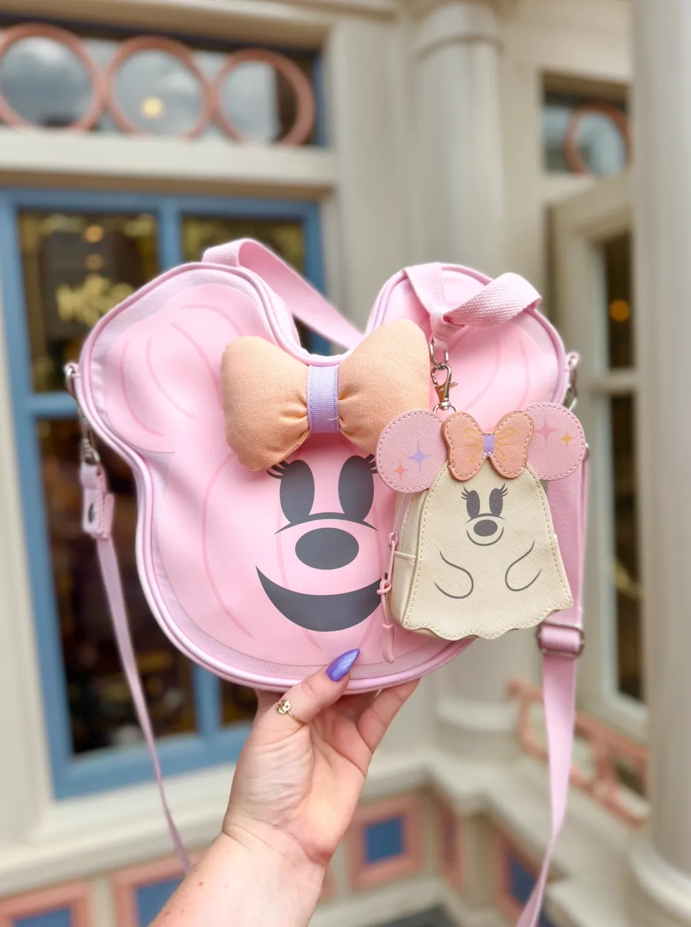 Pink Minnie Mouse Pumpkin Mini Tote 