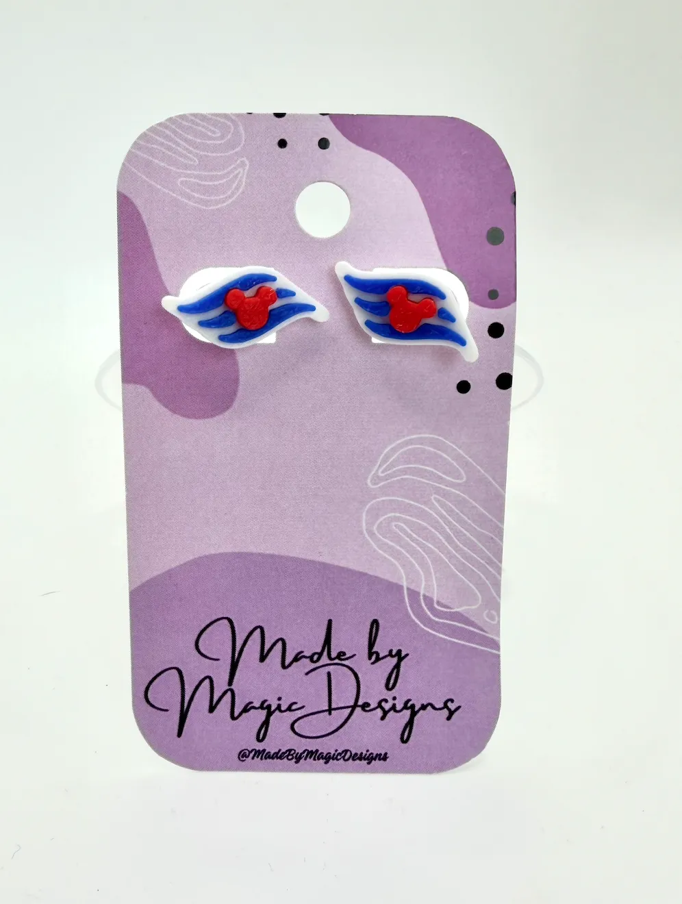 Disney Cruise Line Stud Earrings - Made by Magic Designs