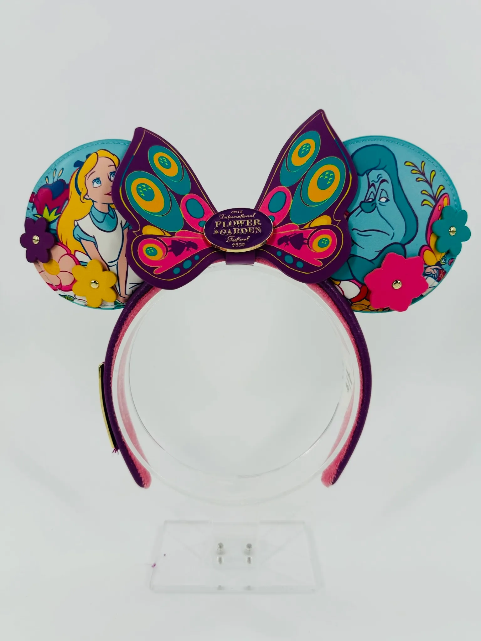 Alice in Wonderland Butterfly Bow Flower & Garden Ears - Loungefly