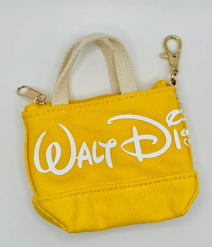 Yellow Walt Disney World Mini Tote Bag Charm