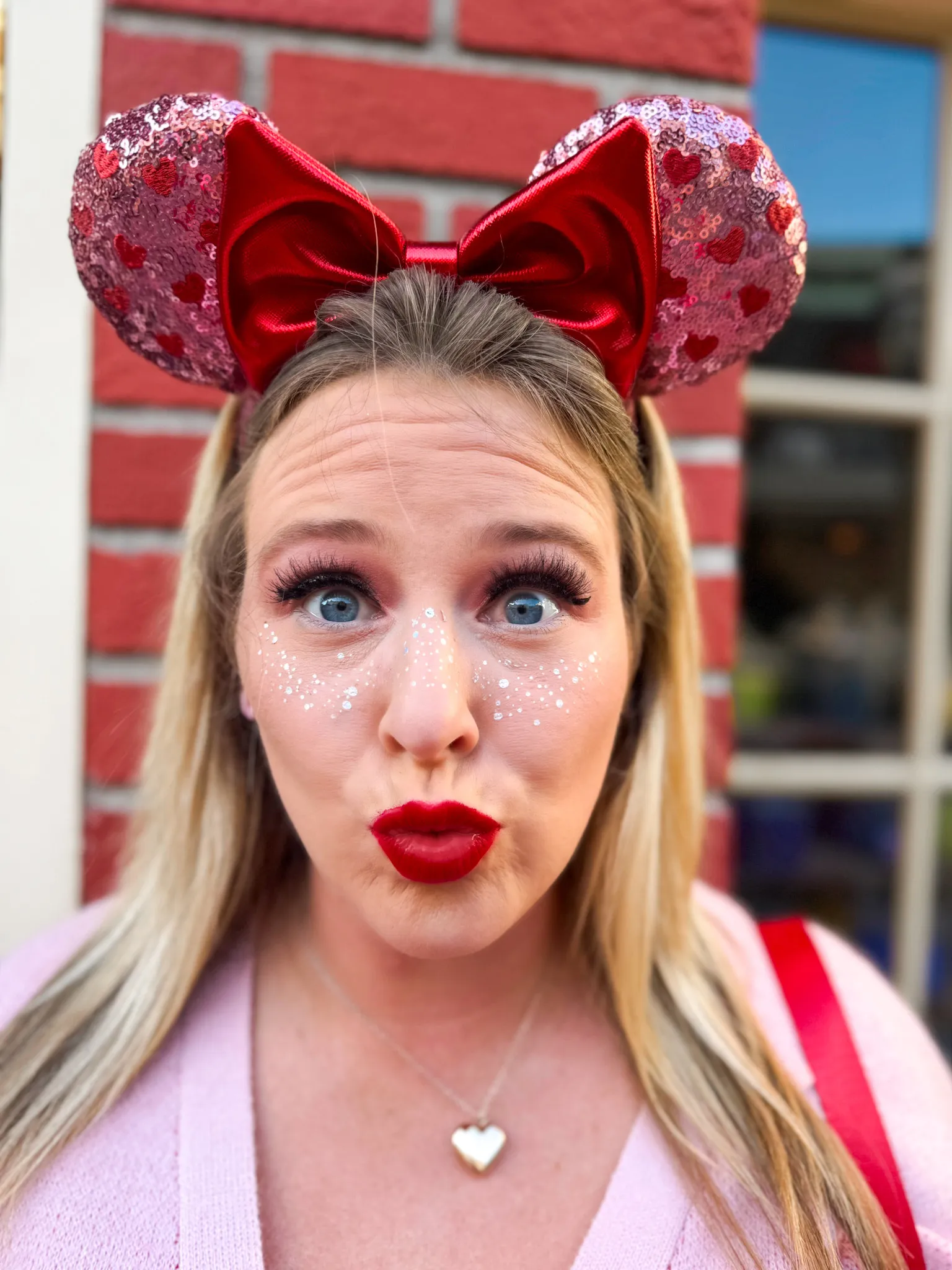 Valentine's Day Sequin Ear Headband