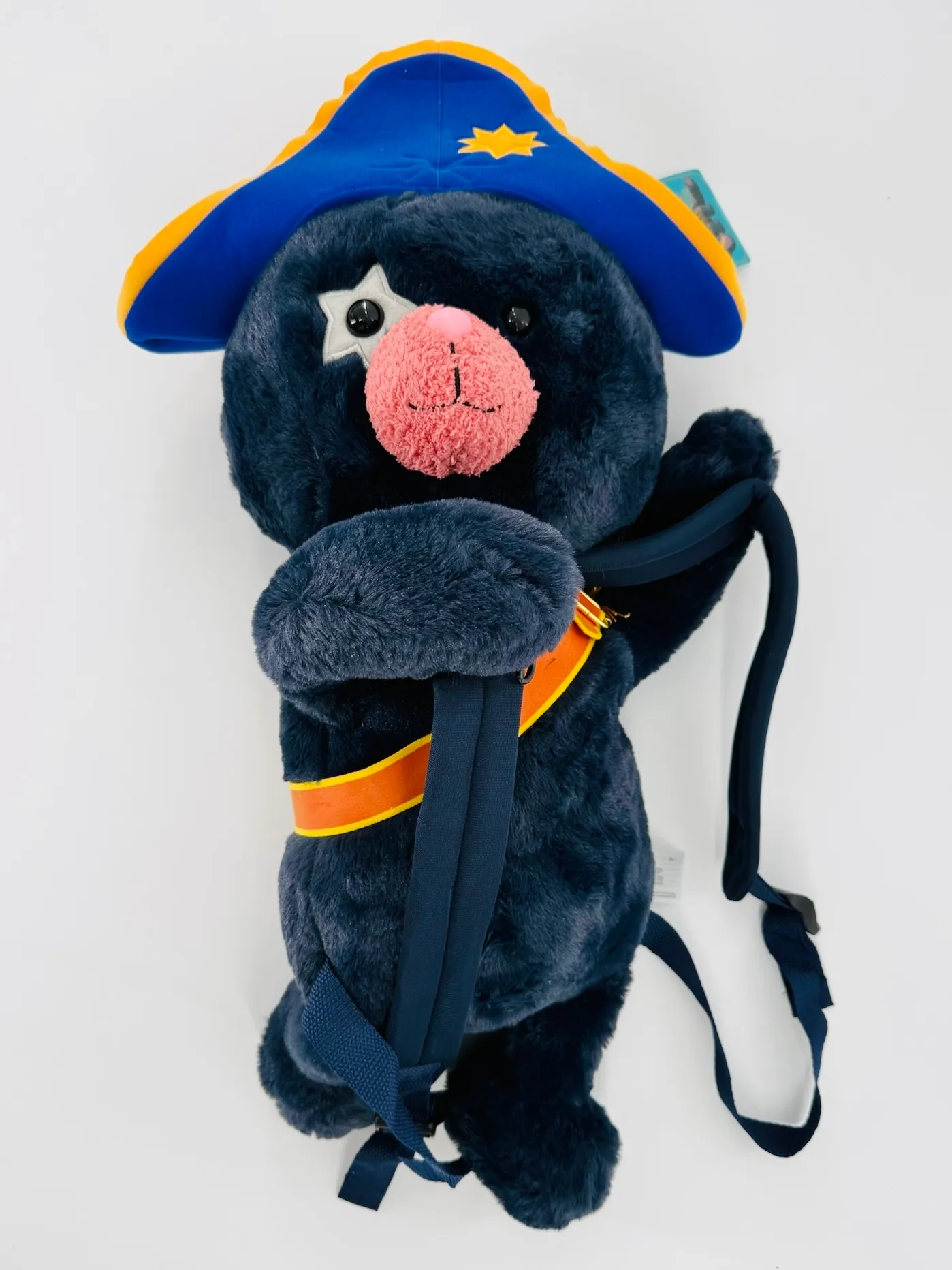 Captain Cacao Bear Plush Backpack