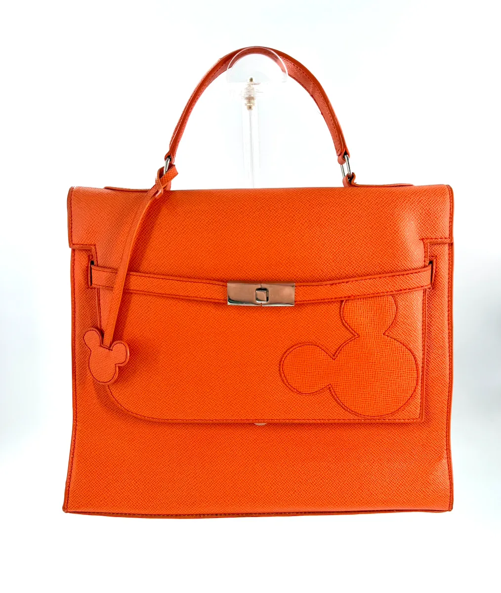 Orange Mickey Handbag